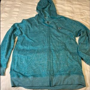 Large DC Droors Clothing Aqua Hoodie
